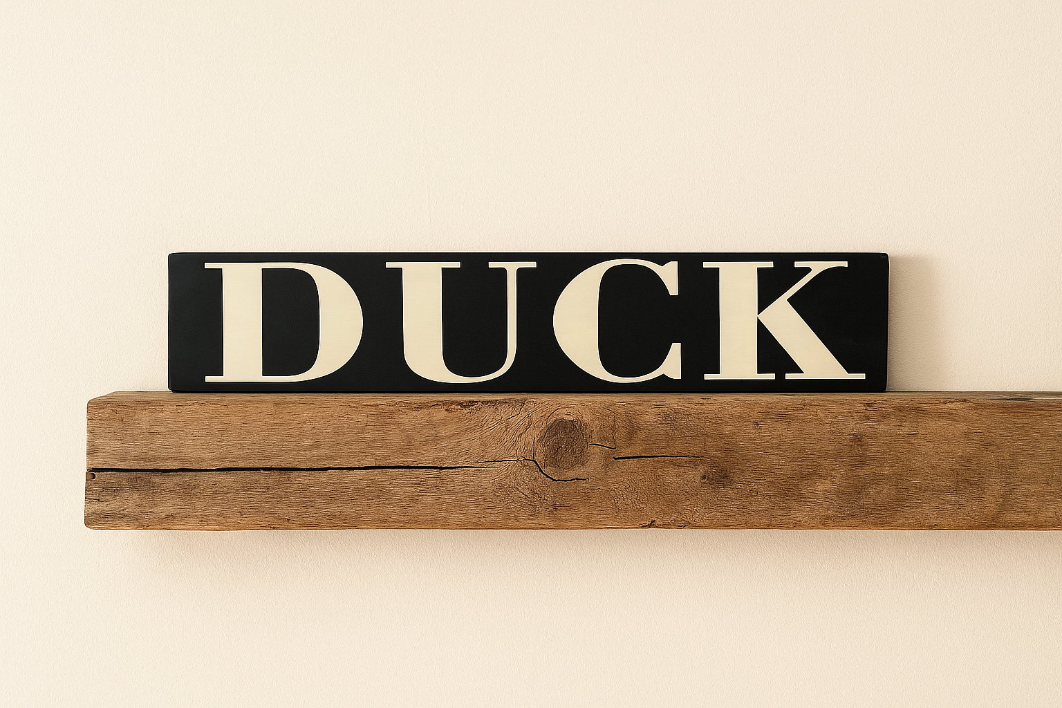 Duck sign