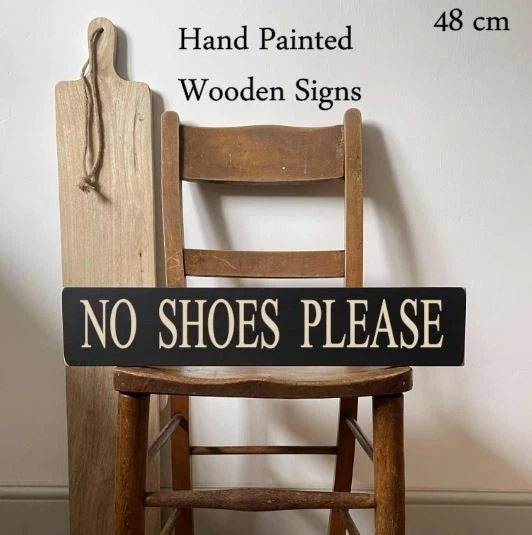 NO SHOES PLEASE