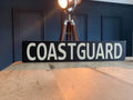 COASTGUARD sign wooden vintage style bathroom signs