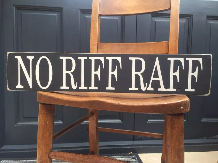 NO RIFF RAFF