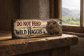 Haggis sign picture vintage style wooden plaque Scotland HAGGIS Art fun