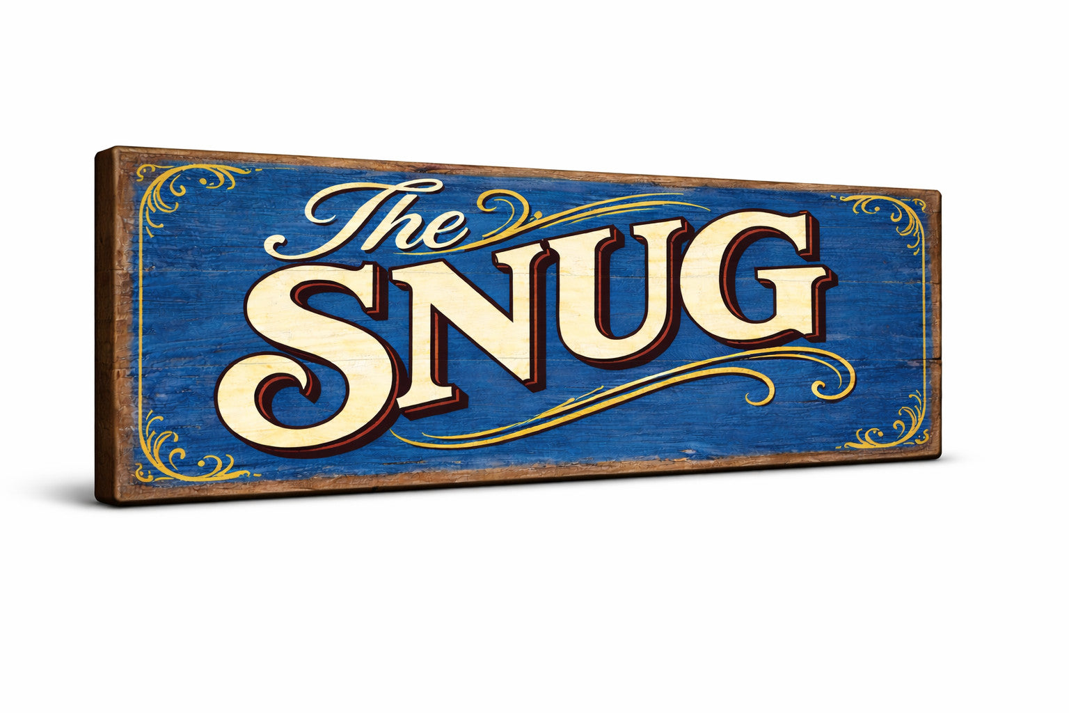 The Snug sign wooden vintage style plaque THE SNUG cosy signs