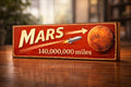 Mars Sign Space MARS Astronomy Wooden Vintage Style Wall Plaque Astronaut