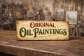 Oil Paintings sign vintage antique style art Wooden Signs display signs Artist