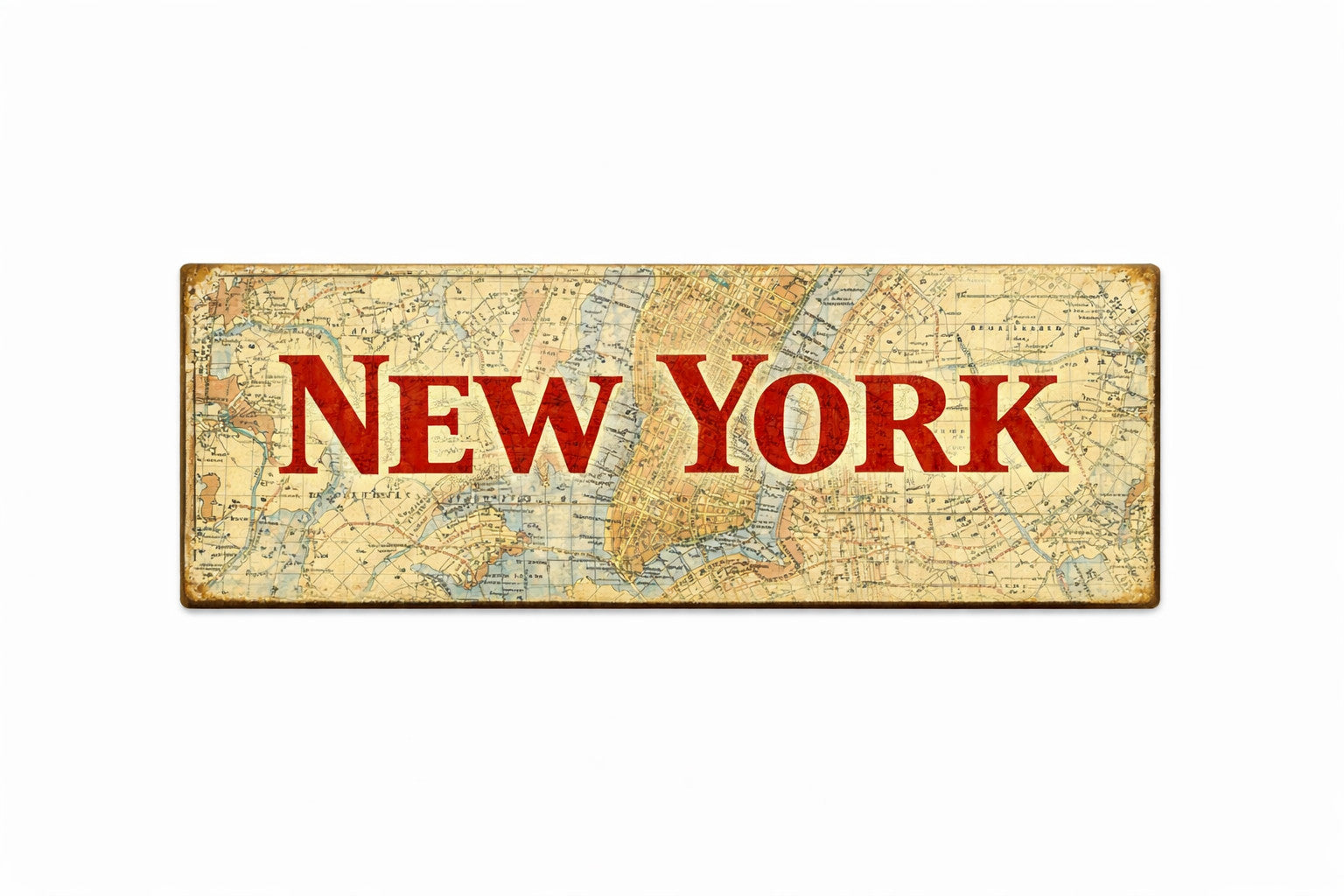 New York Sign USA wooden signs vintage Classic Retro 28cm NEW YORK