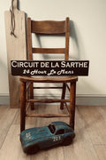 CIRCUIT DE LA SARTHE 24HR LE MANS vintage wooden sign
