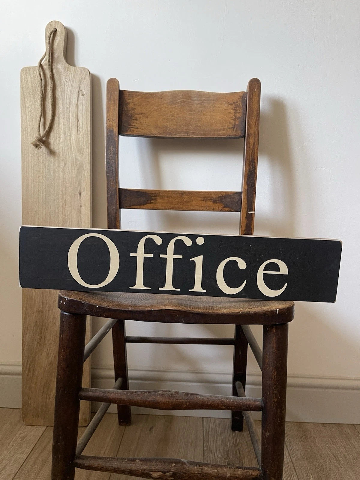 Office sign wooden vintage style room signs