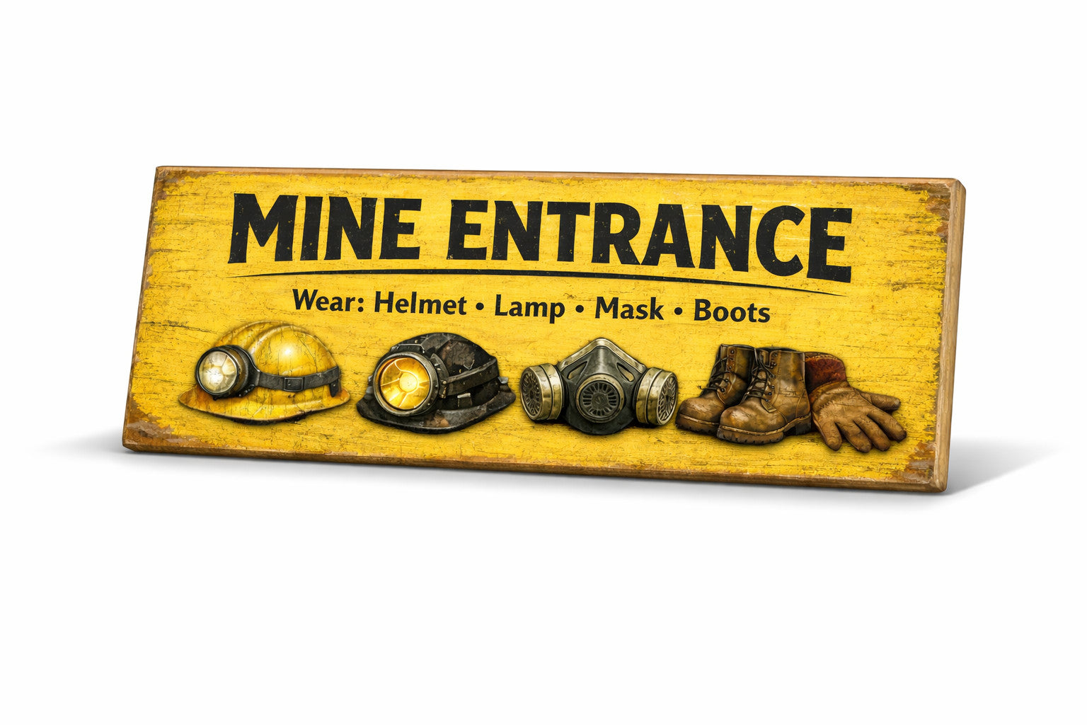 coal miners colliery pits entrance sign vintage style collier wooden signs 28cm