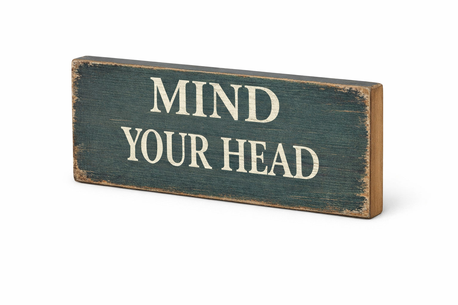 Mind Your Head Sign vintage style cosy signs rustic low doorway 28cm
