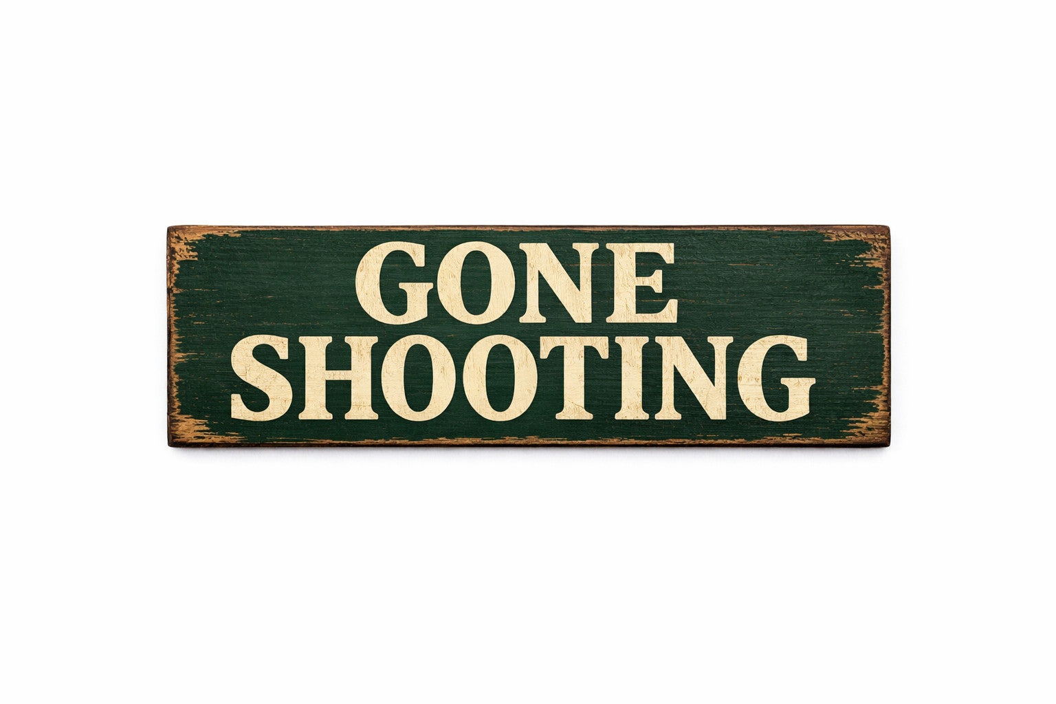 Gone Shooting sign vintage style wooden signs Retro SHOOTING hunting