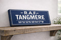 RAF Tangmere vintage style wooden military signs  battle of Britain