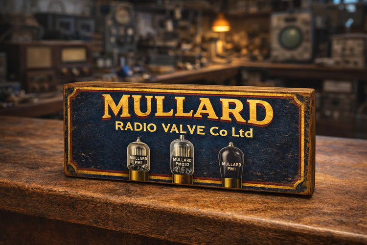 Wireless Radio Signs Vintage radios Parts Mullard radio Valves 28cm