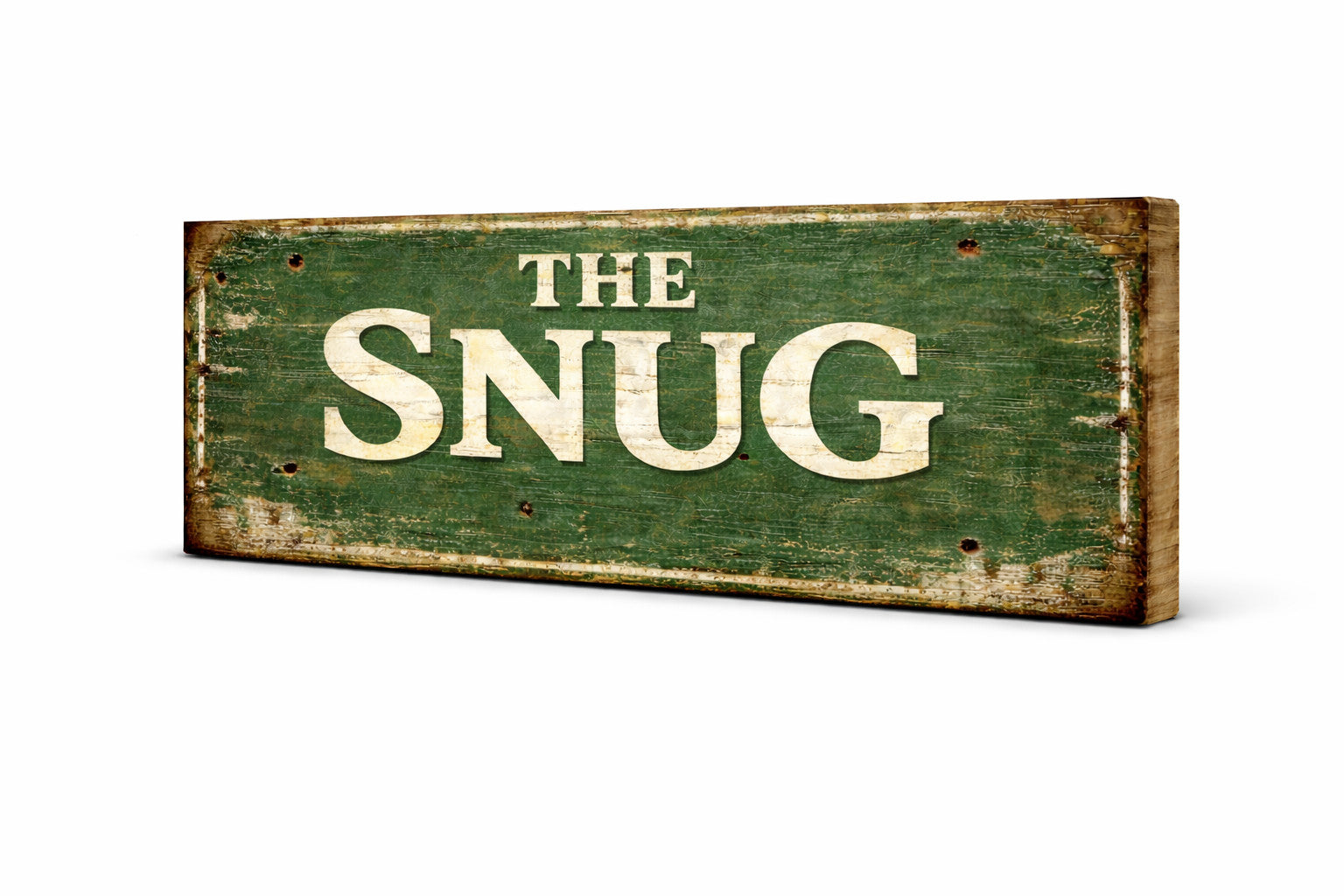 The Snug sign wooden vintage style plaque THE SNUG cosy signs