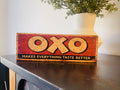 oxo sign inspired vintage style wooden kitchen signs 28cm OXO