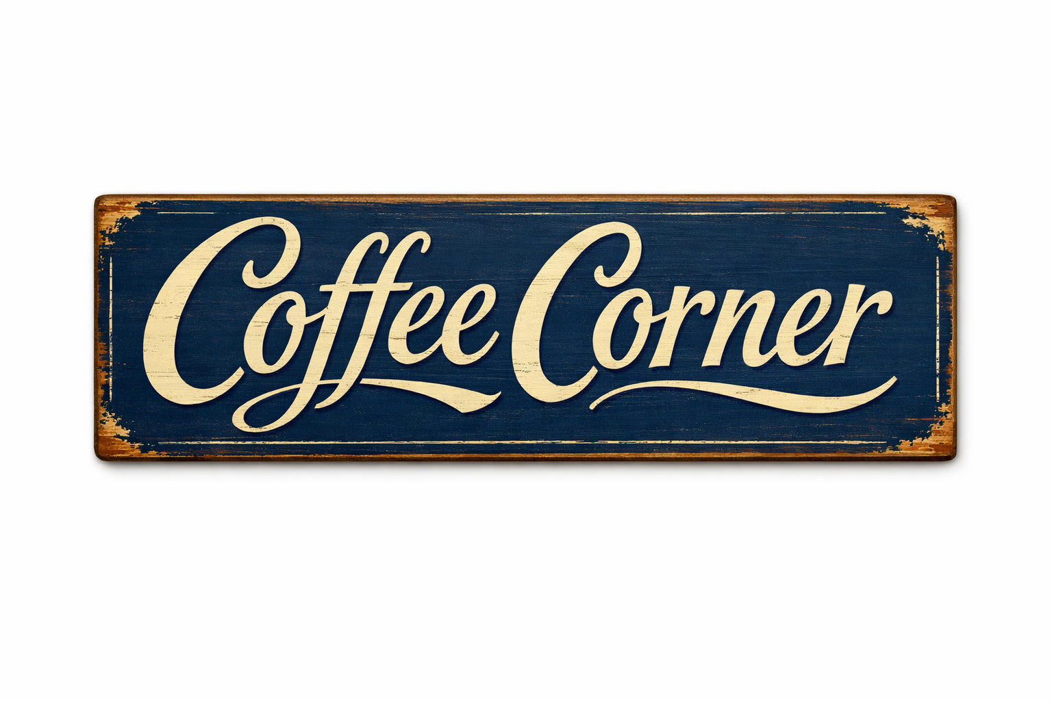 Coffee Sign Coffee Corner Vintage Style wooden Signs Rustic 28cm cosy kitchen