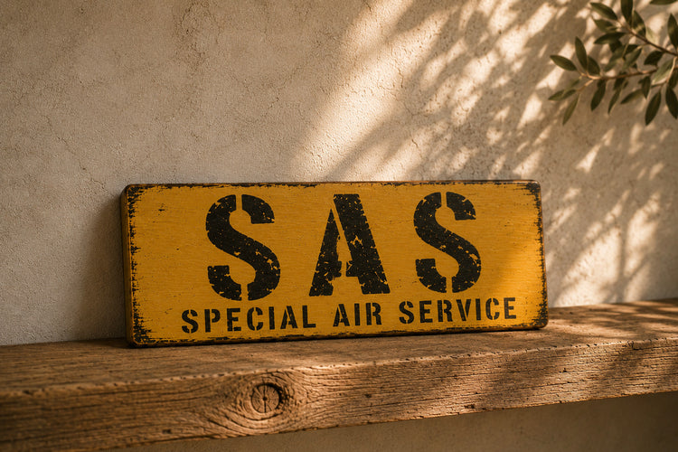 SAS Special Air Service Wood Sign Army Military Wall Plaque 28cm