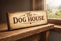 The Dog House wooden sign wooden vintage style plaque THE DOG HOUSE