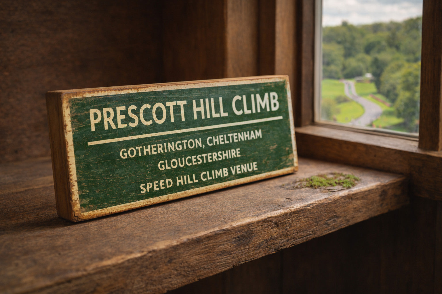 Prescott Hill Climb Vintage style HILL CLIMB PRESCOTT 28cm gift Bugatti