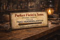 Police sign Wooden signs vintage style truncheon metropolitan