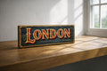 London Sign Vintage Style wooden Signs Rustic 28cm LONDON BIG BEN