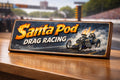 Santa Pod Sign Drag Racing Raceway DRAG RACING 1/4 Mile 28cm wood signs