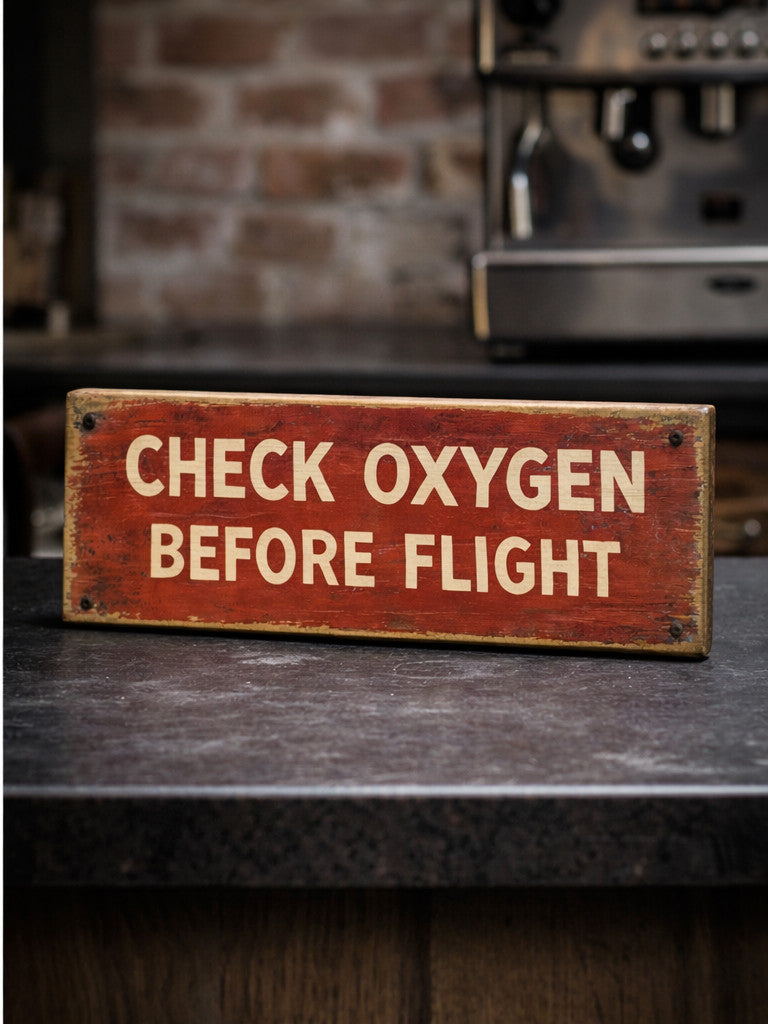 Aircraft sign vintage style spitfire 28cm fun signs Lancaster