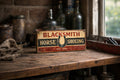 Blacksmith sign vintage style horse shoeing blacksmiths farrier 28cm