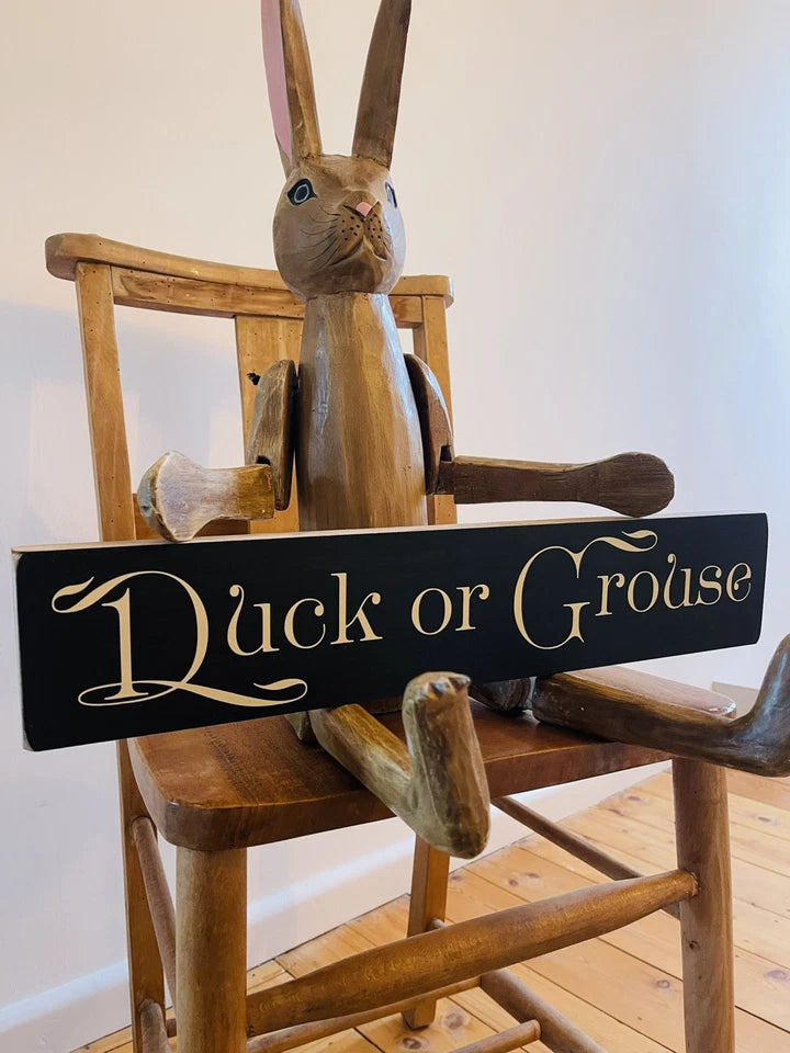 DUCK OR GROUSE